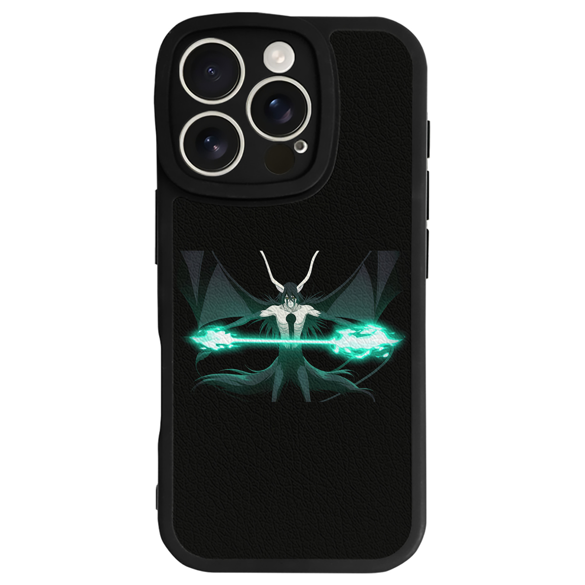 （画像用） ブリーチ ウルキオラ·シファー BLEACH Ulquiorra cifer 【iPhone 16シリーズ対応】シリコンスマホケース（レザー調） 材質：シリコン